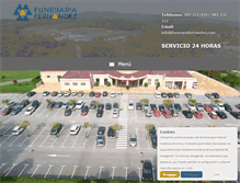 Tablet Screenshot of funerariafernandez.com